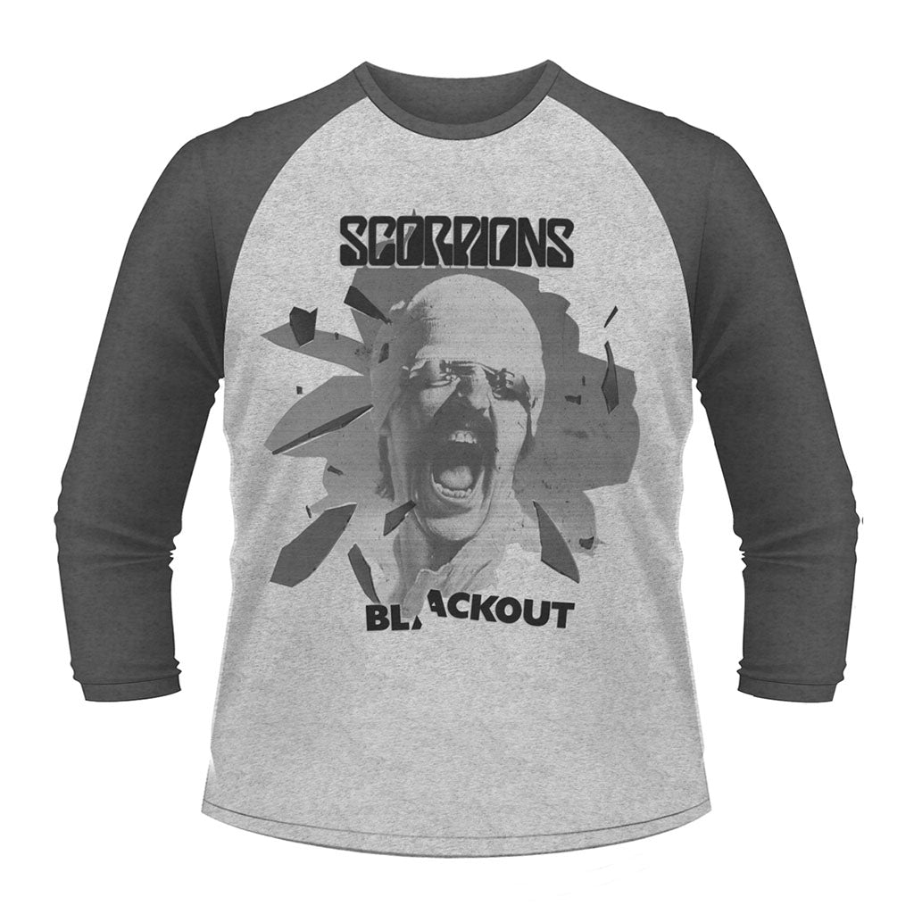 Scorpions - Blackout (Grey) (3/4 Sleeve T-Shirt)