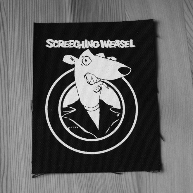 Screeching Weasel - White Logo (Printed Patch)