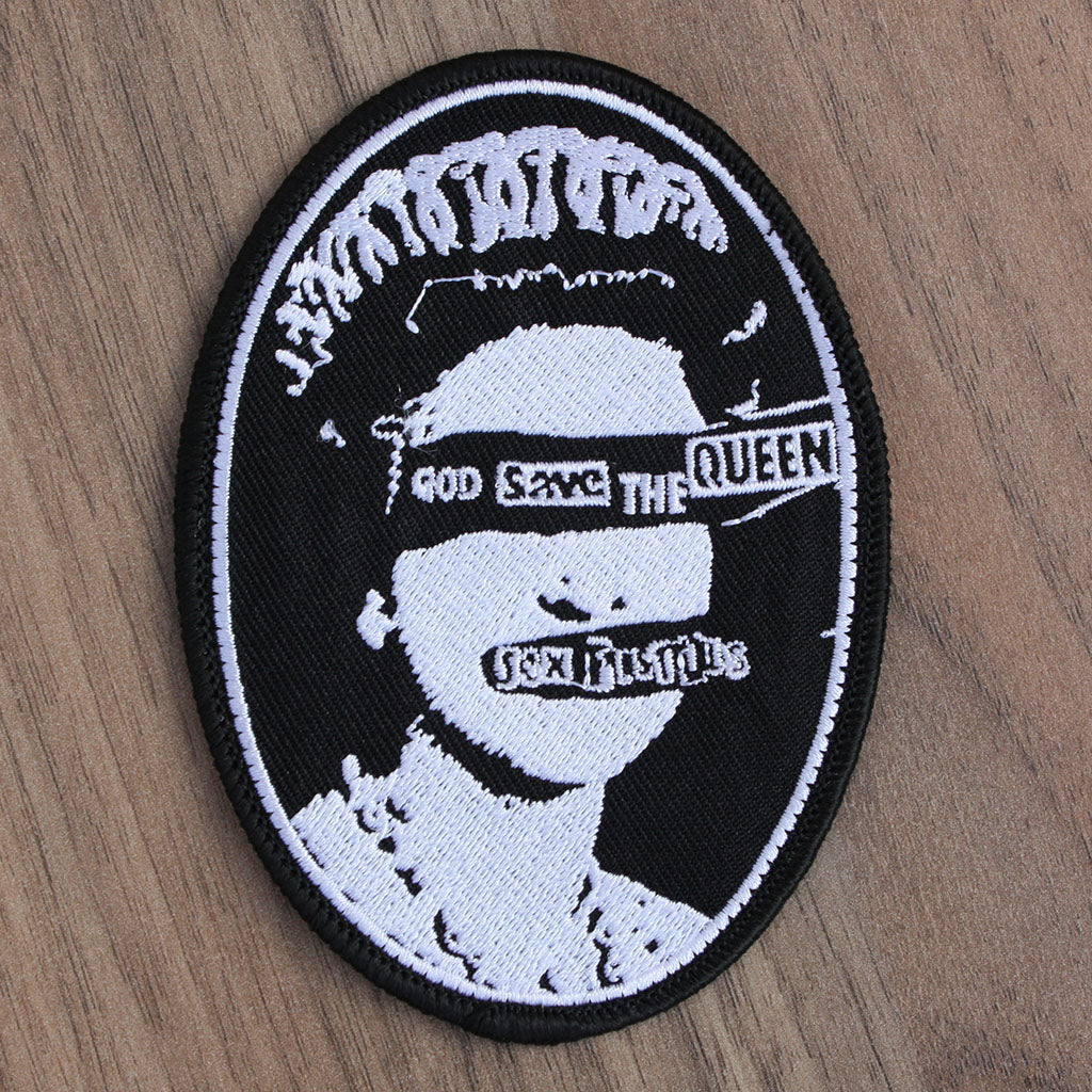 Sex Pistols - God Save the Queen (Oval) (Embroidered Patch)