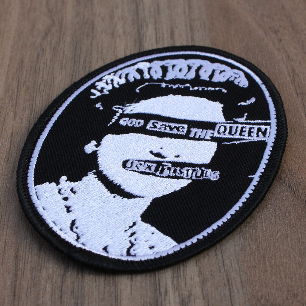 Sex Pistols - God Save the Queen (Oval) (Embroidered Patch)