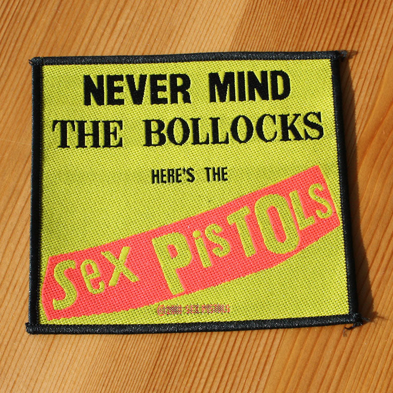 Sex Pistols Never Mind The Bollocks Here S The Sex Pistols Woven Patch Todestrieb