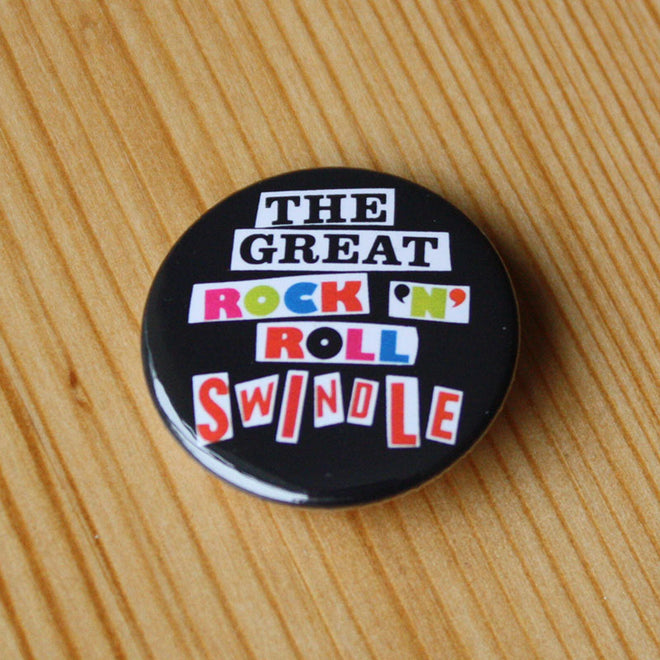 Sex Pistols - The Great Rock n Roll Swindle (Black) (Badge)