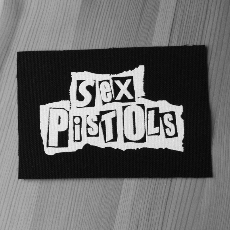 Sex Pistols - White Logo (Printed Patch)