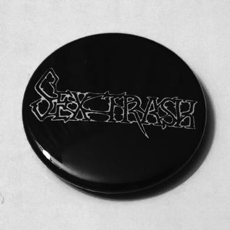 Sextrash - White Outline Logo (Badge)