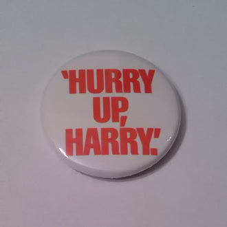 Sham 69 - Hurry Up Harry (Badge)