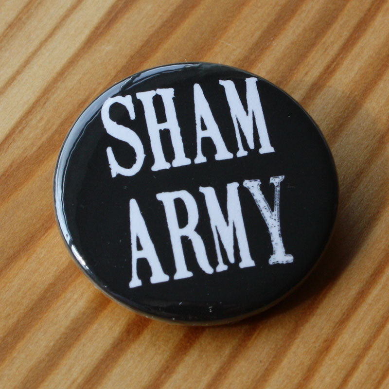 Sham 69 - Sham Army (White) (Badge)
