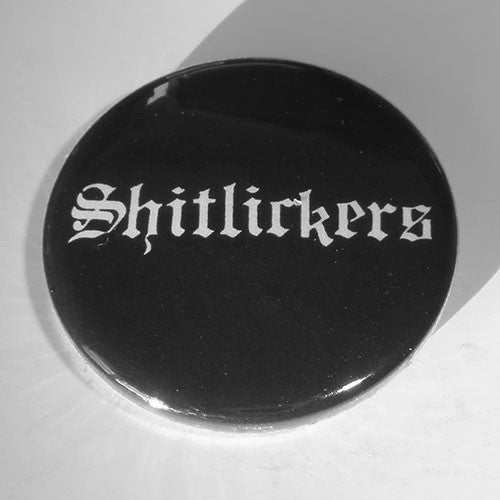 Shitlickers - White Logo (Badge)