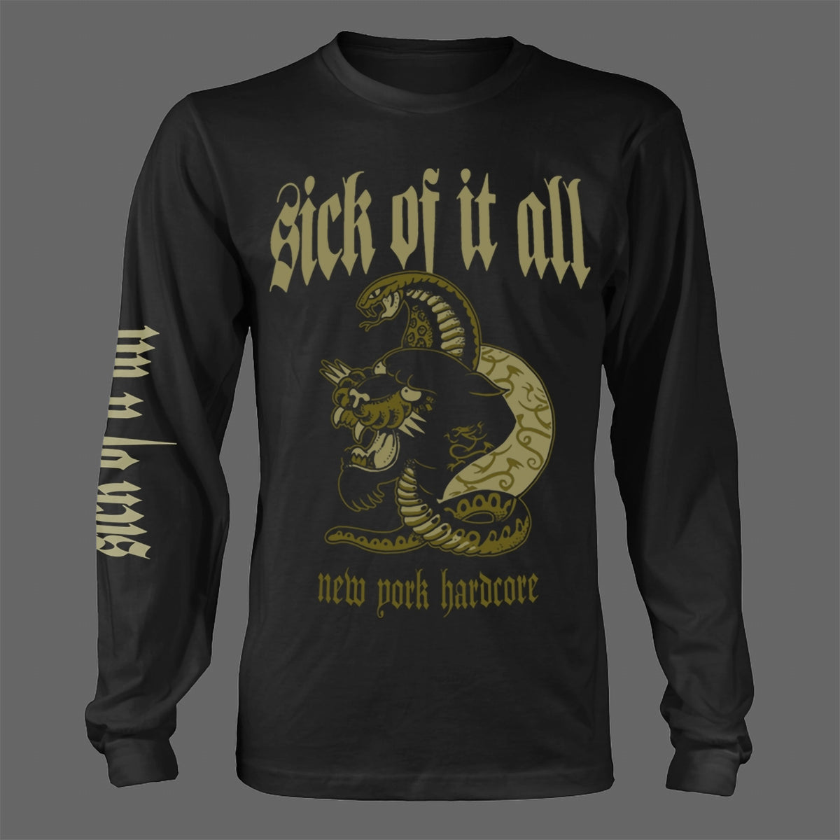 Sick Riders Merch Sick of It All - Panther (Long Sleeve T-Shirt) | Todestrieb