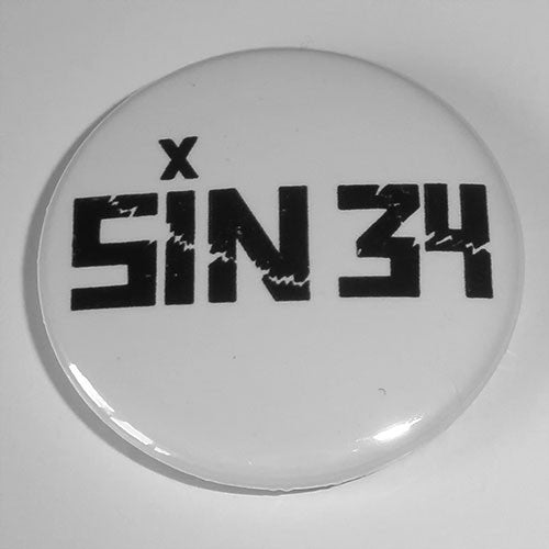 Sin 34 - Black Logo (Badge)