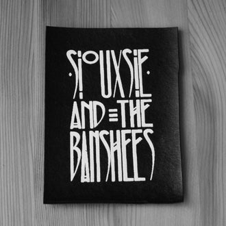 Siouxsie and the Banshees - White Logo (Leather) (Printed Patch)