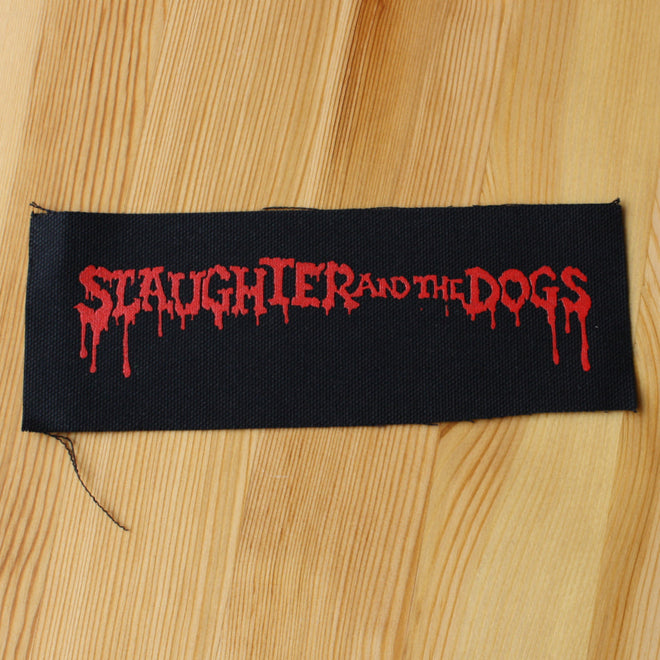 Slaughter and the Dogs - Red Logo (Printed Patch)