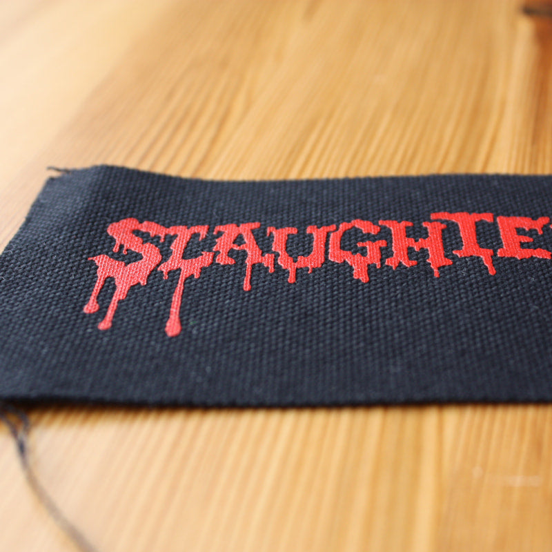 Slaughter and the Dogs - Red Logo (Printed Patch)