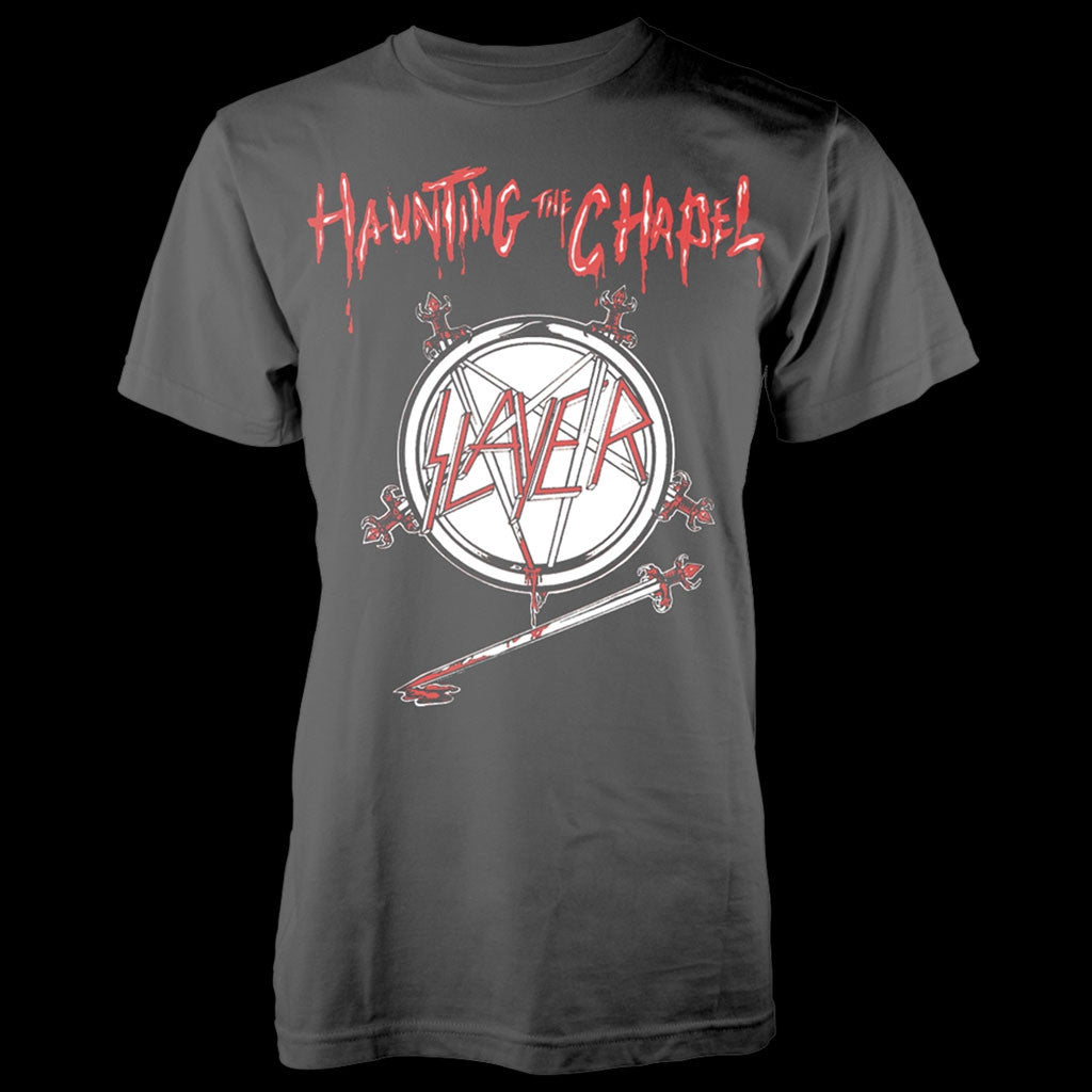 Slayer - Haunting the Chapel (Grey) (T-Shirt)