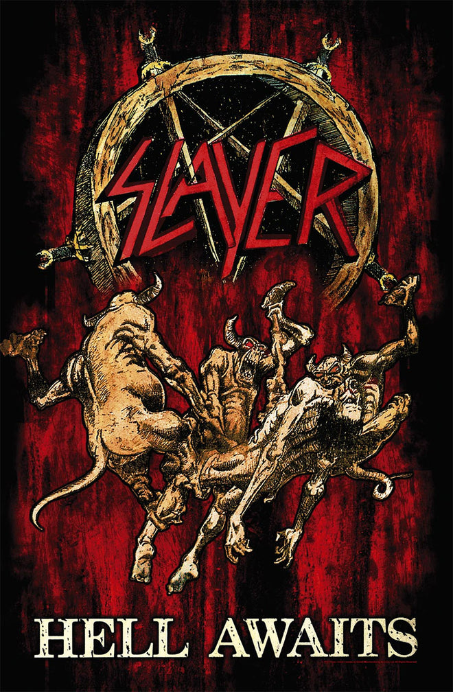 Slayer - Hell Awaits (Textile Poster)