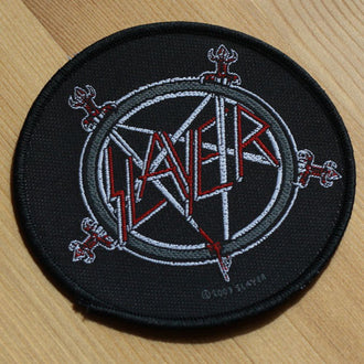 Slayer - Logo and Sword Pentagram (Woven Patch)