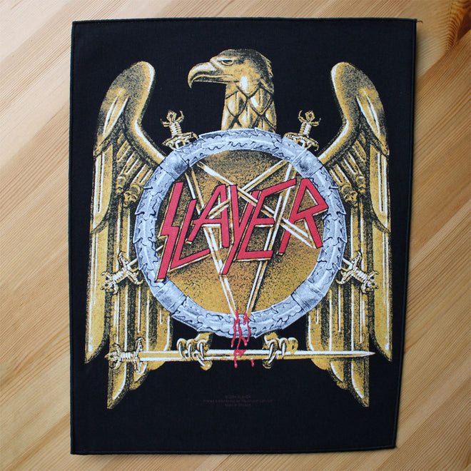 Slayer - Logo / Gold Eagle (Backpatch)