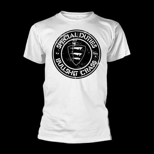Special Duties - Bullshit Crass (White) (T-Shirt)