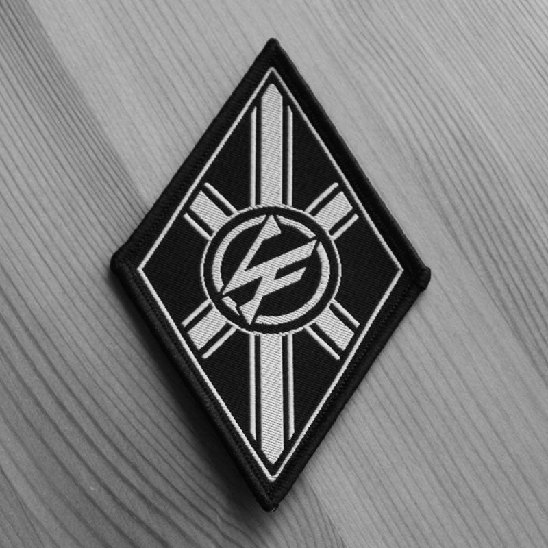 Stahlfront - White Logo Symbol (Woven Patch)
