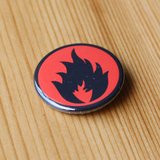 Stiff Little Fingers - Inflammable Material (Black) (Badge)