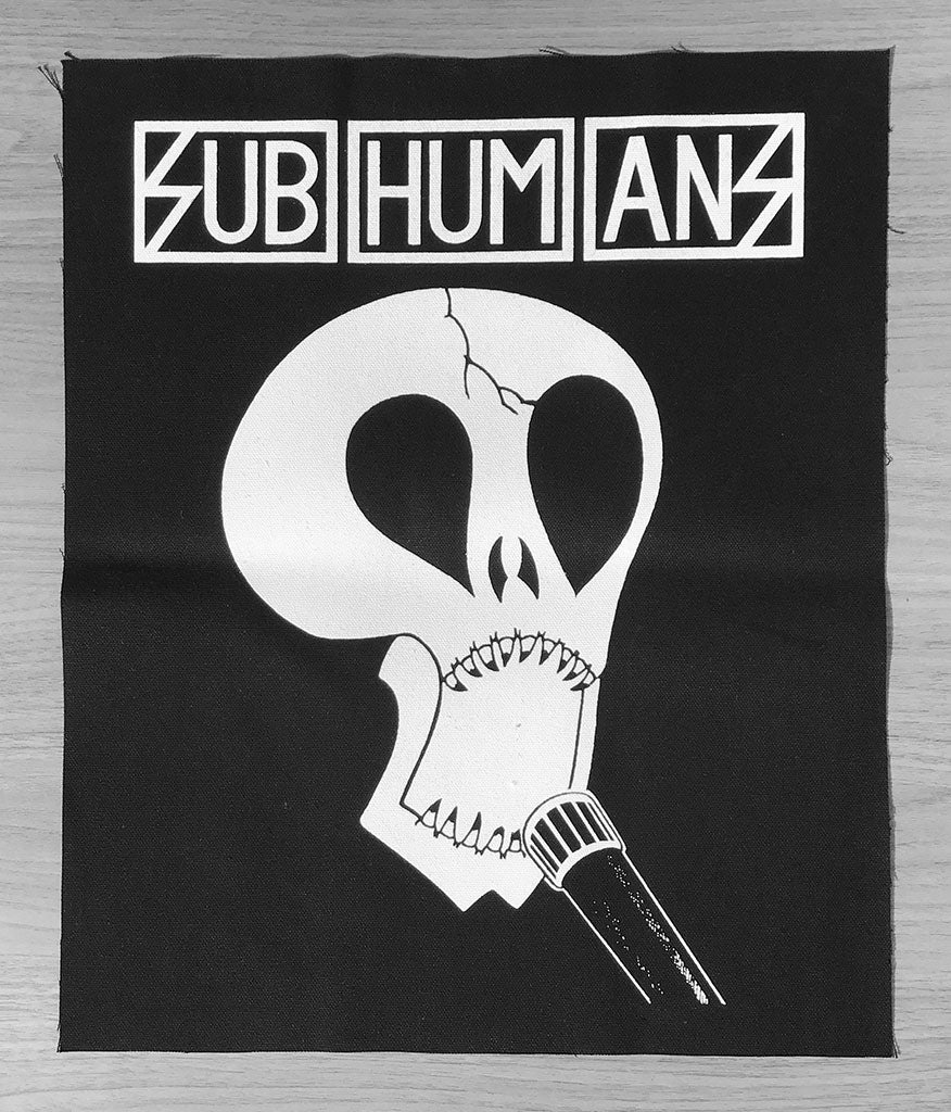 Subhumans - Demolition War (Skull) (Backpatch)