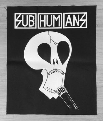 Subhumans - Demolition War (Skull) (Backpatch)
