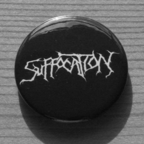 Suffocation - White Logo (Badge)