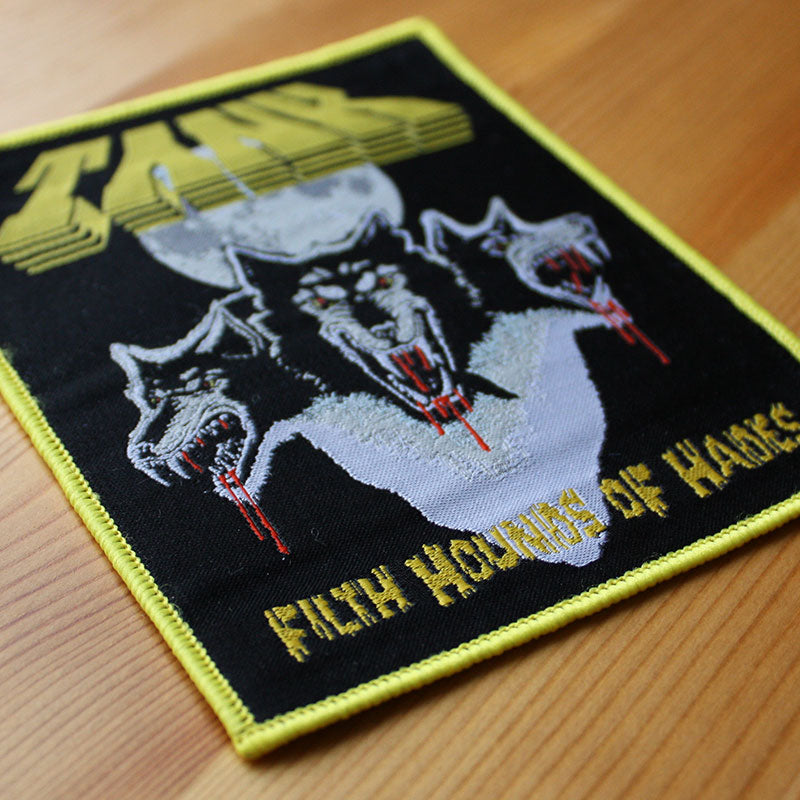 Tank - Filth Hounds of Hades (Yellow Border) (Woven Patch)