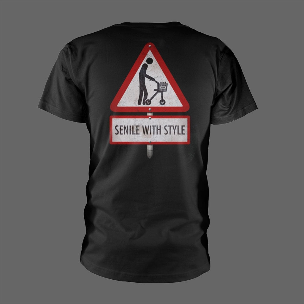 Toppa Tessuta Tankard – 'One Foot In The Grave' – 10x10 Cm – Per Giacca O Kutte
