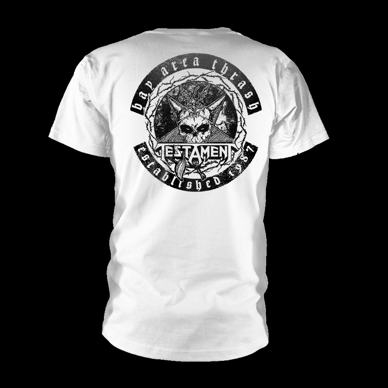 Testament - Bay Area Thrash (White) (T-Shirt)