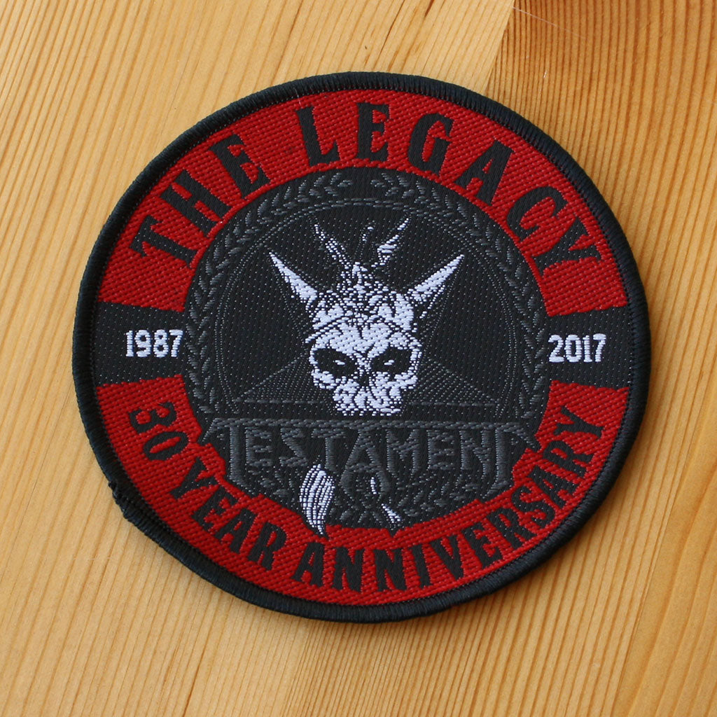 Testament - The Legacy 30 Year Anniversary (Woven Patch)