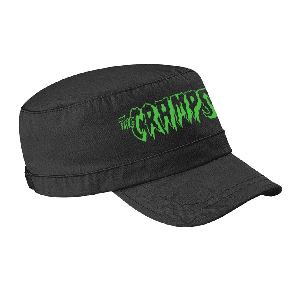 The Cramps - Green Logo (Army Cap)