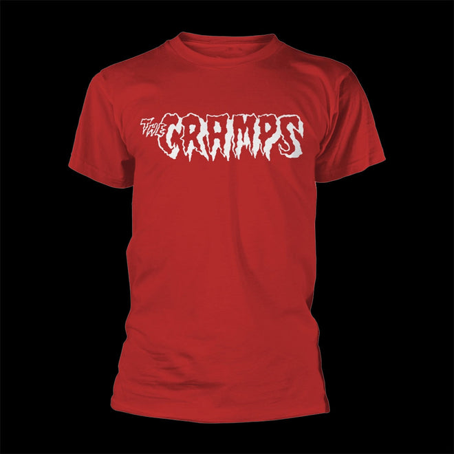 The Cramps - White Logo (Red) (T-Shirt)