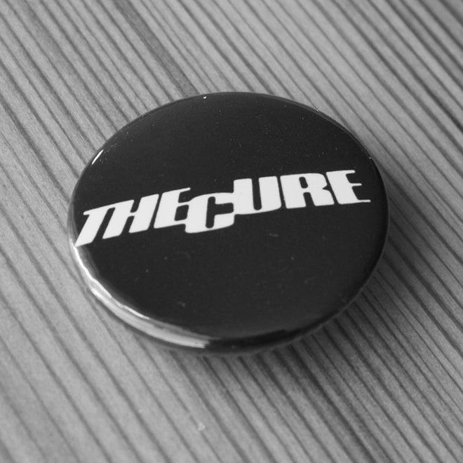 The Cure - White Logo (Badge)