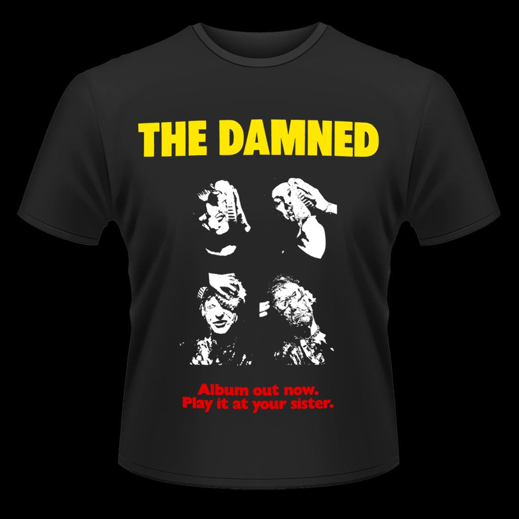 The Damned - Album Out Now, Play it At Your Sister (T-Shirt)