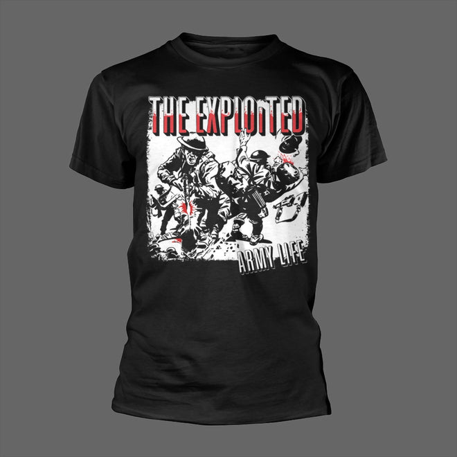 The Exploited - Army Life (Black) (T-Shirt)