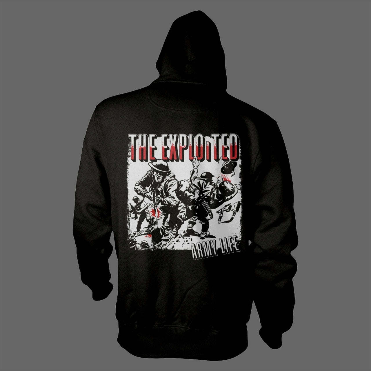 The Exploited - Army Life (Full Zip Hoodie)