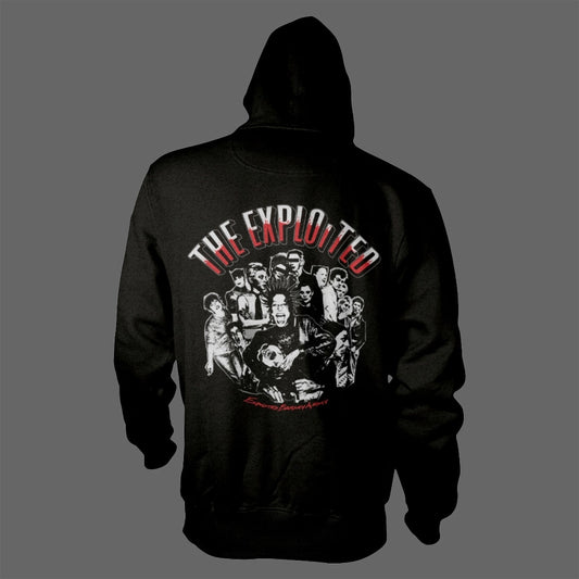 The Exploited - Exploited Barmy Army (Black) (Full Zip Hoodie)