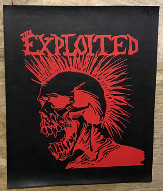 The Exploited - Let's Start a War (Leather) (Backpatch)