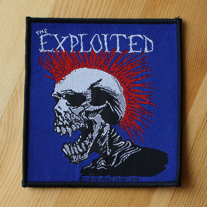 The Exploited - Let's Start a War (Red, White & Blue) (Woven Patch)