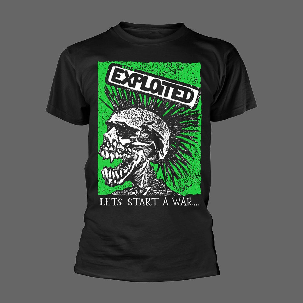 The Exploited - Let's Start a War... (Skull) (T-Shirt)