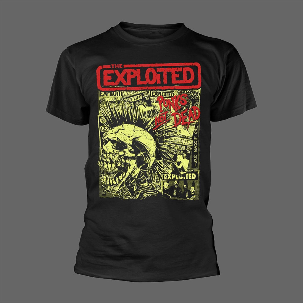 The Exploited - Punks Not Dead (Skull & Flyers) (T-Shirt)