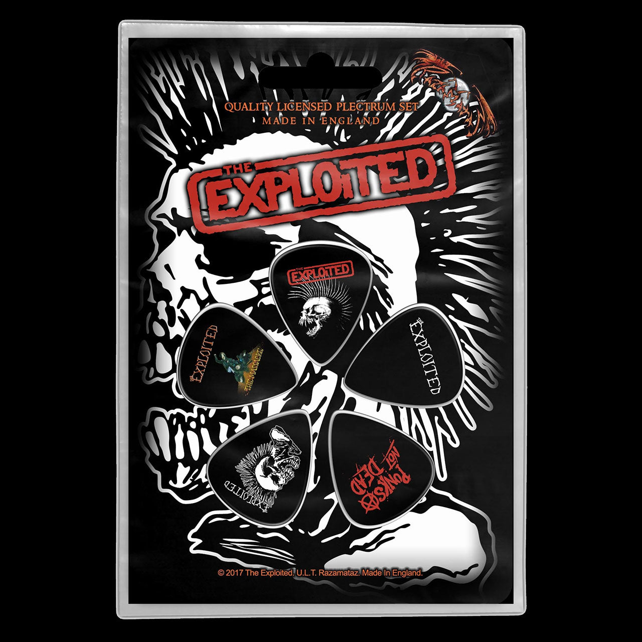 The Exploited - Skull (Plectrum Pack)