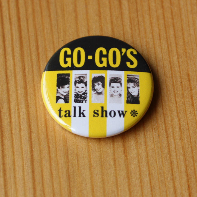 The Go-Go's - Talk Show (Yellow) (Badge)