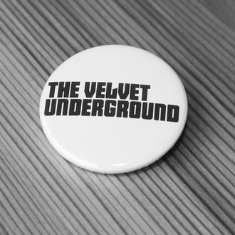 The Velvet Underground - Black Logo (Badge)