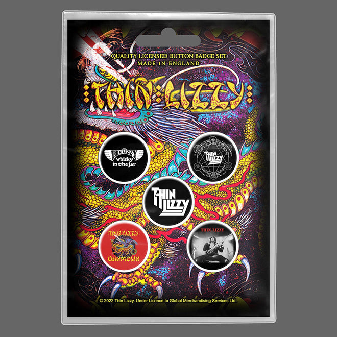 Thin Lizzy - Chinatown (Badge Pack)