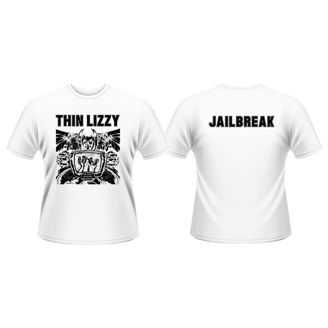 Thin Lizzy - Jailbreak (White) (T-Shirt)