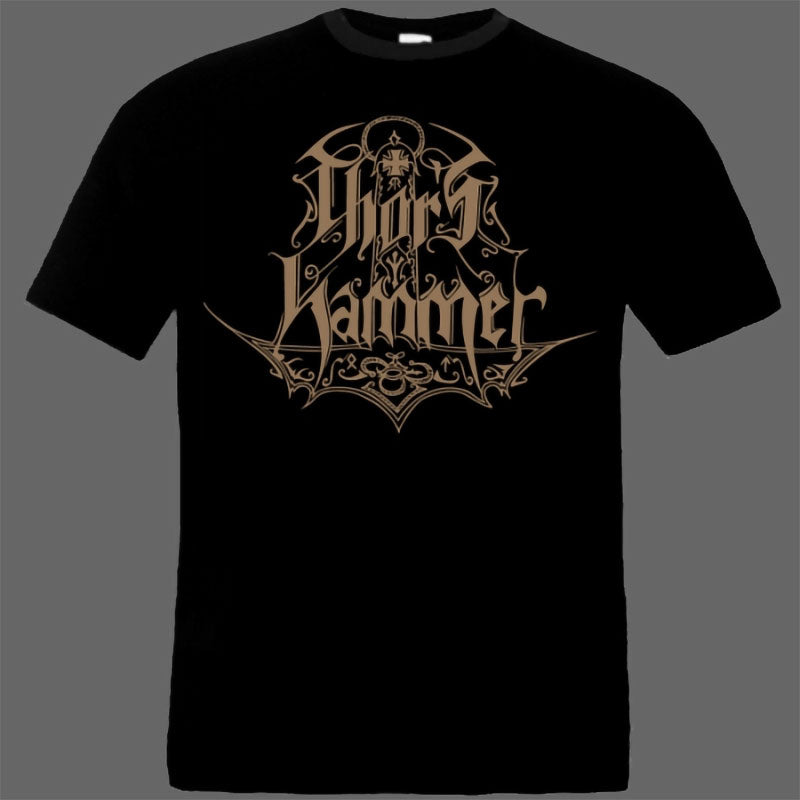 Thor's Hammer - Brown Logo (T-Shirt)