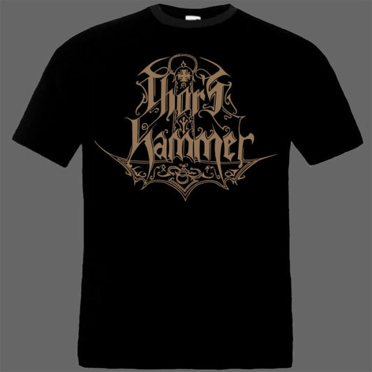 Thor's Hammer - Brown Logo (T-Shirt)