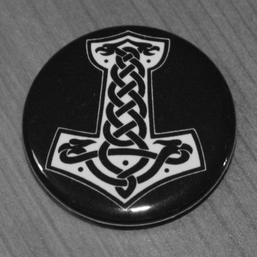 Thor's Hammer Symbol (White) (Badge)