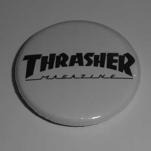 Thrasher Magazine Black Logo (Badge)